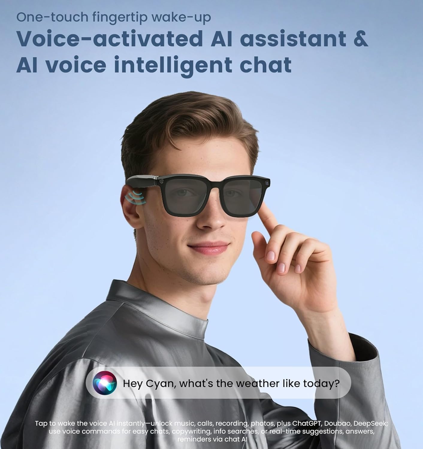 AI Smart Camera Glasses 1080P  - Smart Glasses Lens のレビューと価格