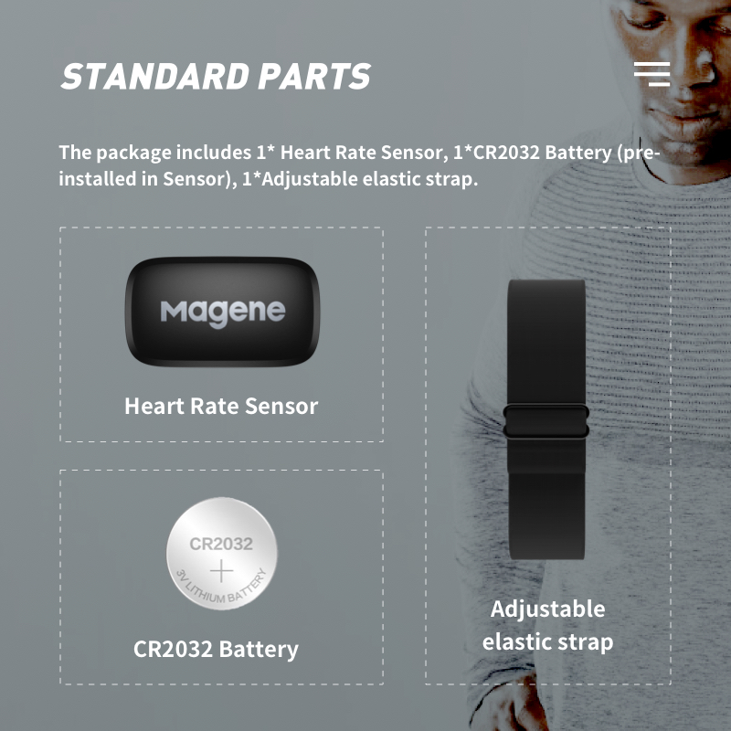 Magene H64 Heart Rate Monitor  - Breath Rate Monitor のレビューと価格
