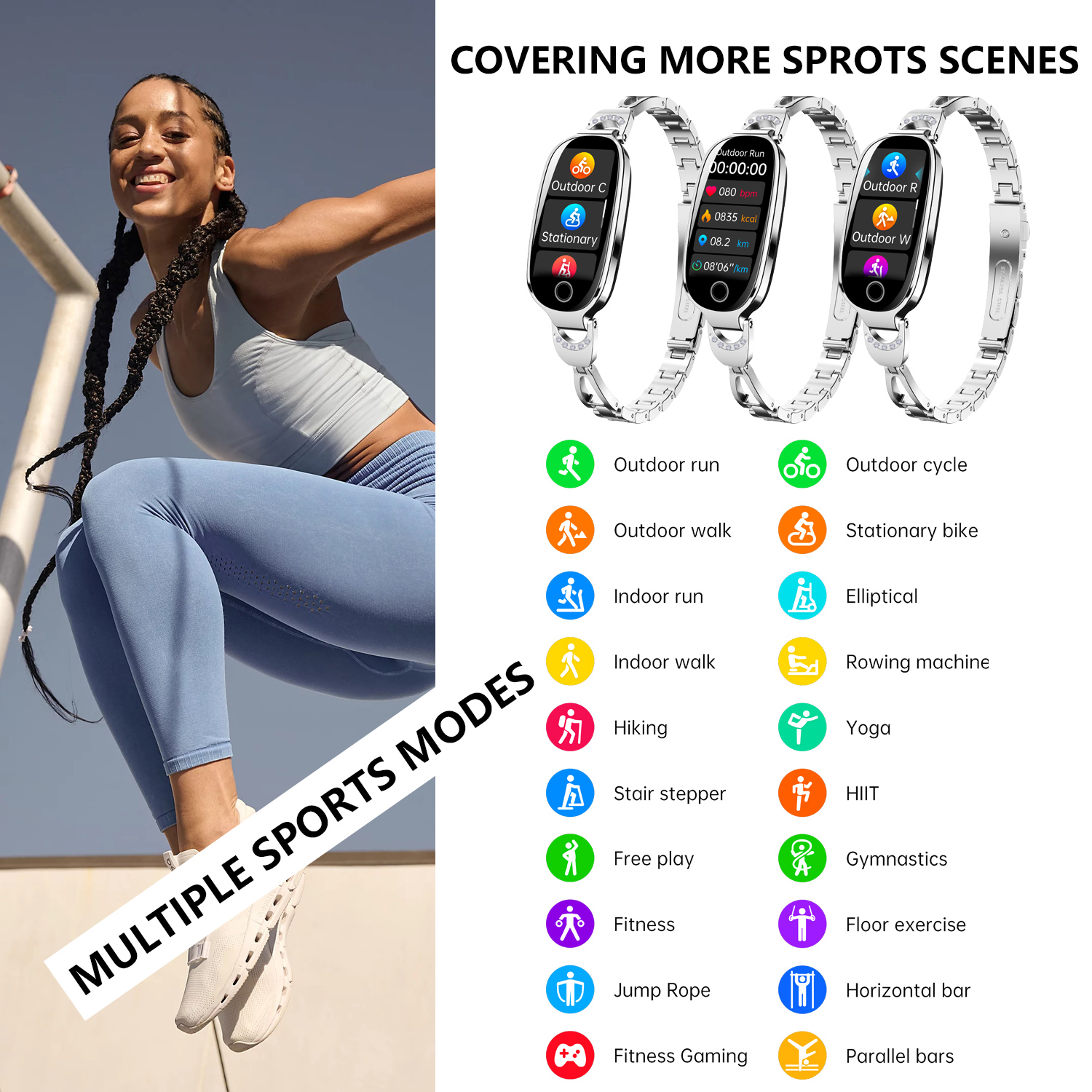 F81 Girl Heart Rate Waterproof - Breath Rate Monitor のレビューと価格