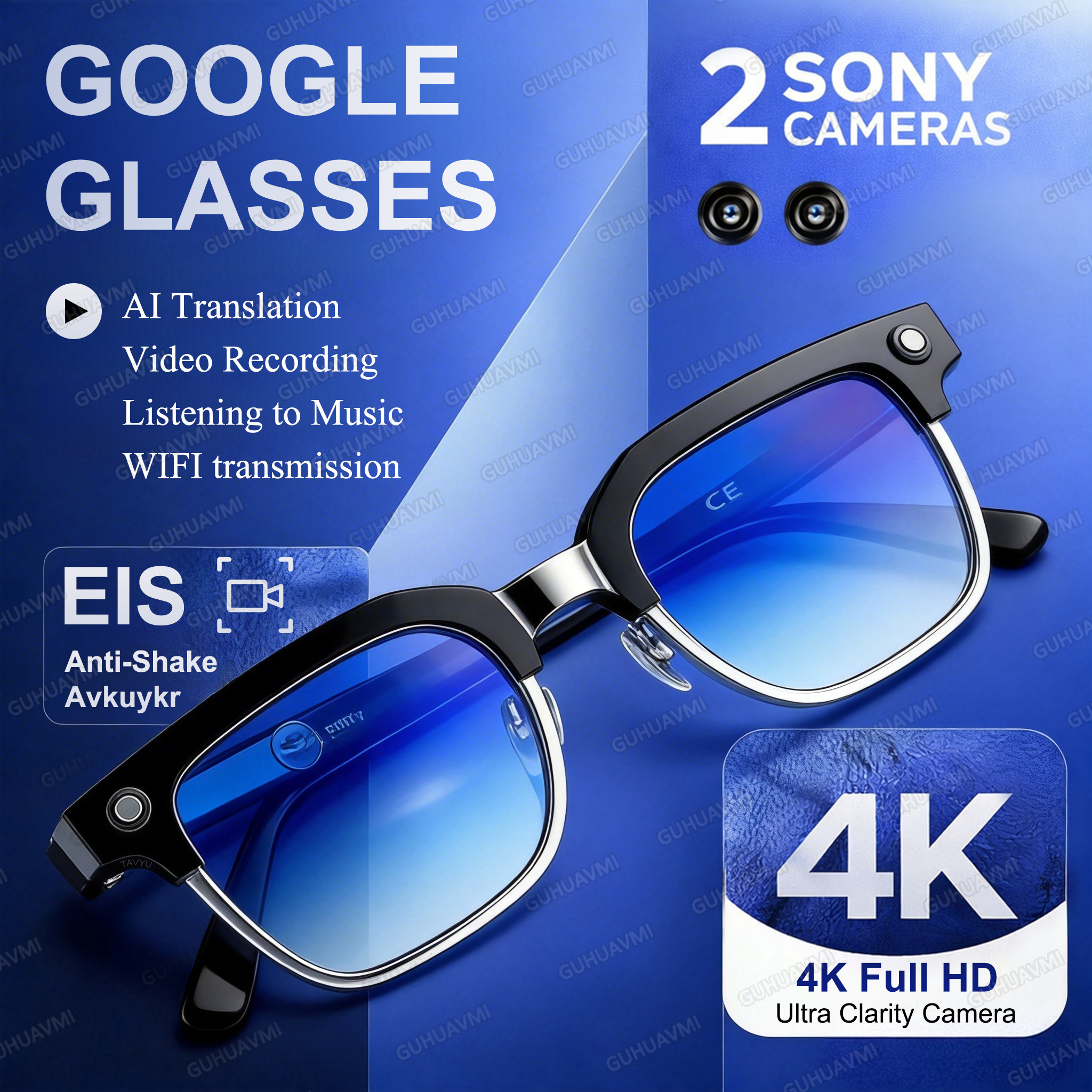 2026 World Premiere 4K HD Came - Smart Glasses Lens のレビューと価格