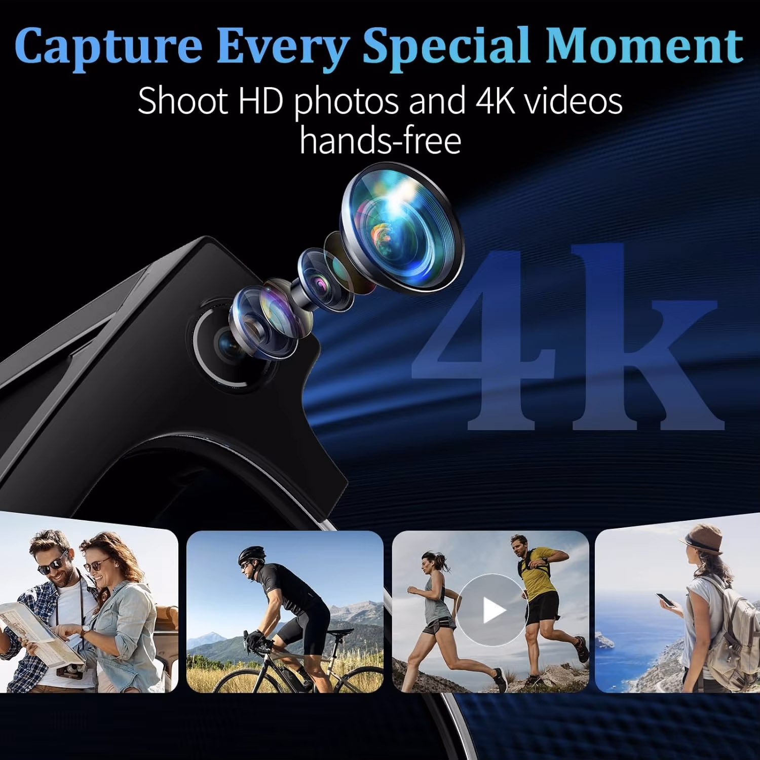 2026 World Premiere 4K HD Came - Smart Glasses Lens のレビューと価格