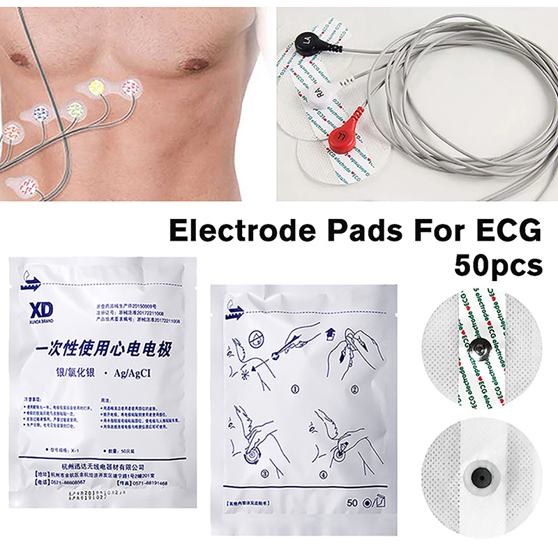 50PCS/Bag Electrode Patch  Dis - Ecg Patch Monitor のレビューと価格