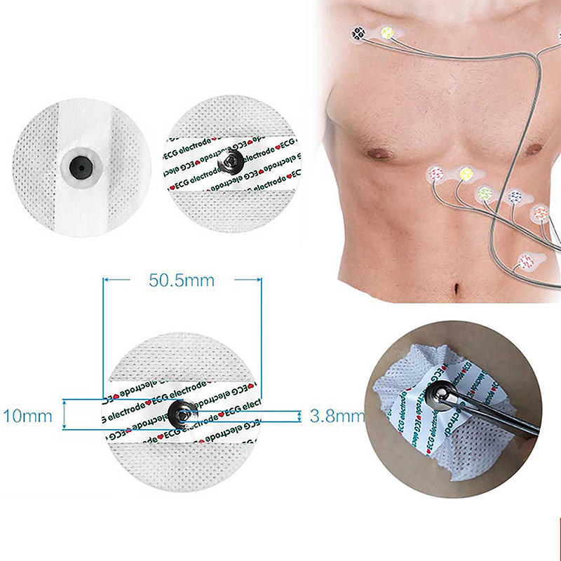 50PCS/Bag Electrode Patch  Dis - Ecg Patch Monitor のレビューと価格
