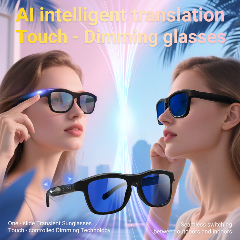 Bluetooth Touch-Dimming Glasse - Smart Glasses Lens のレビューと価格