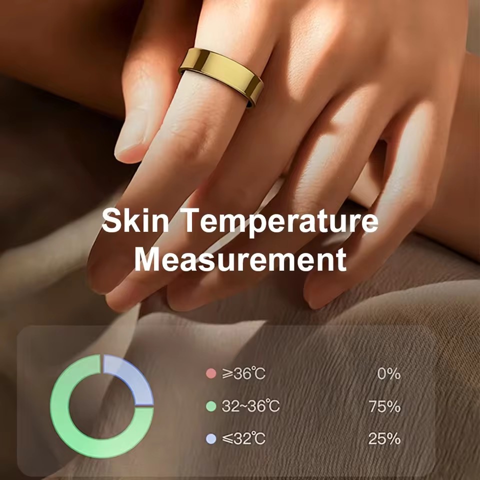 R09 Smart Ring Men Women with  - Temperature Ring Skin のレビューと価格