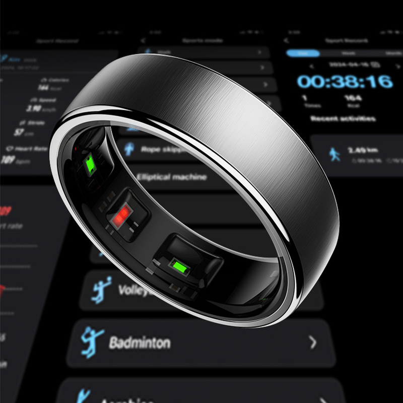 Smart Ring Men Women with Char - Temperature Ring Skin のレビューと価格