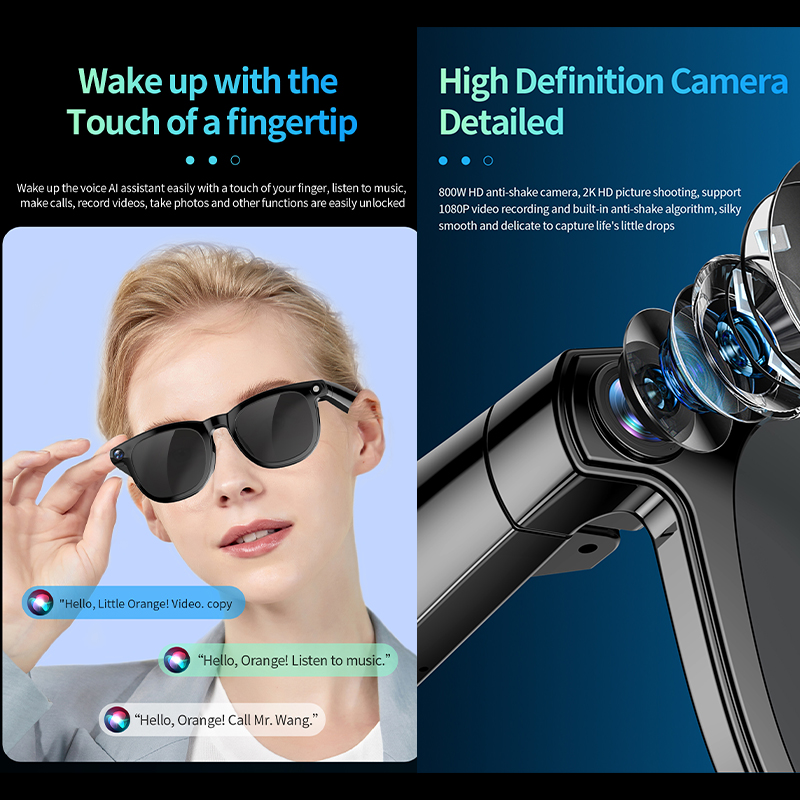2026 Smart Glasses 800W Camera - Smart Glasses Lens のレビューと価格