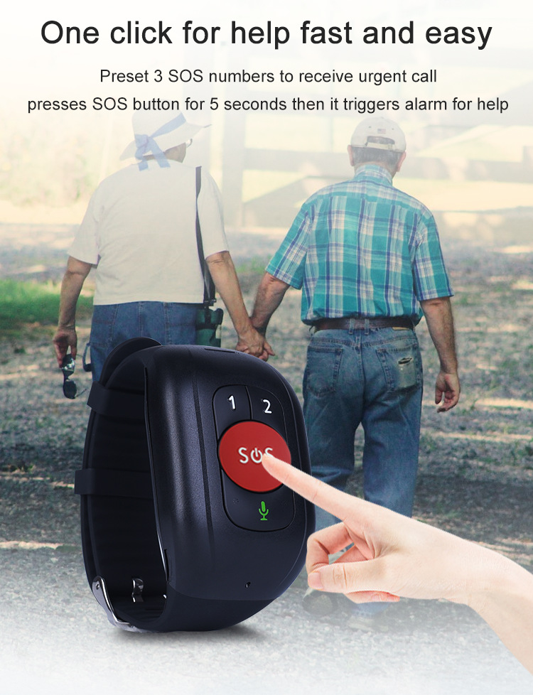 Elderly Watch For Seniors GPS  - Fall Detection Watch のレビューと価格