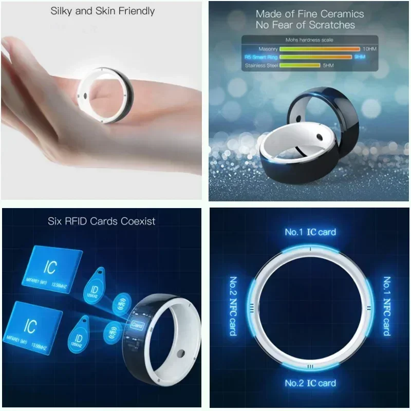 Smart Ring 6 RFID Cards Disk S - Smart Ring Nfc Pay のレビューと価格