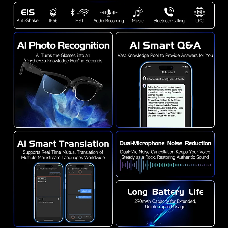 AI Smart Glasses AI Smart Tran - Smart Glasses Lens のレビューと価格