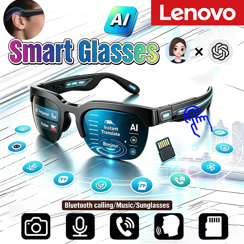 Lenovo HOT BT Audio Bone-Condu - Smart Glasses Lens のレビューと価格