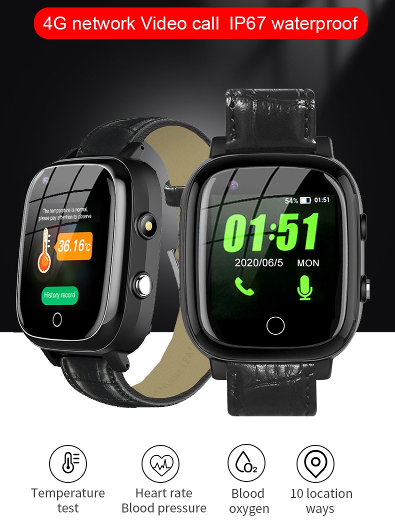 Elderly Smart Watch For Senior - Fall Detection Watch のレビューと価格