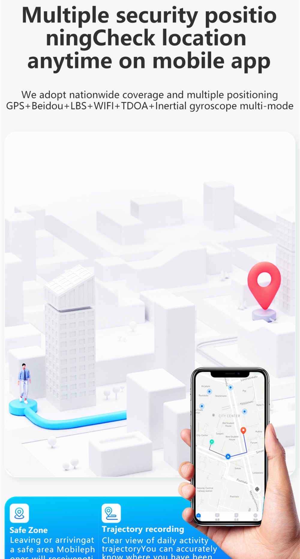 GPS Positioning Fall Detection - Fall Detection Watch のレビューと価格
