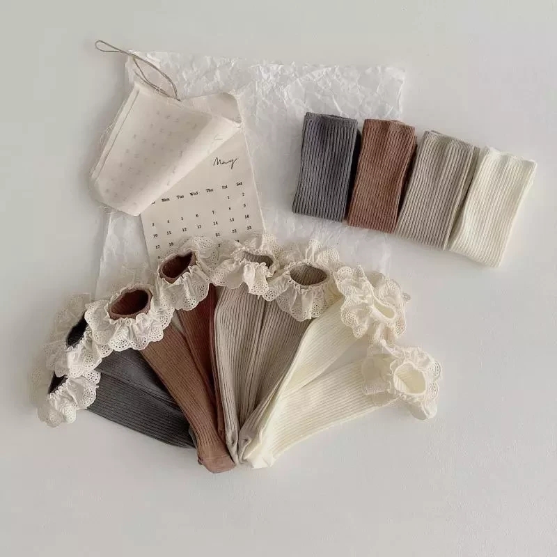 4 Pairs Fashion Baby Girls Ruf - Baby Sock Oximeter のレビューと価格