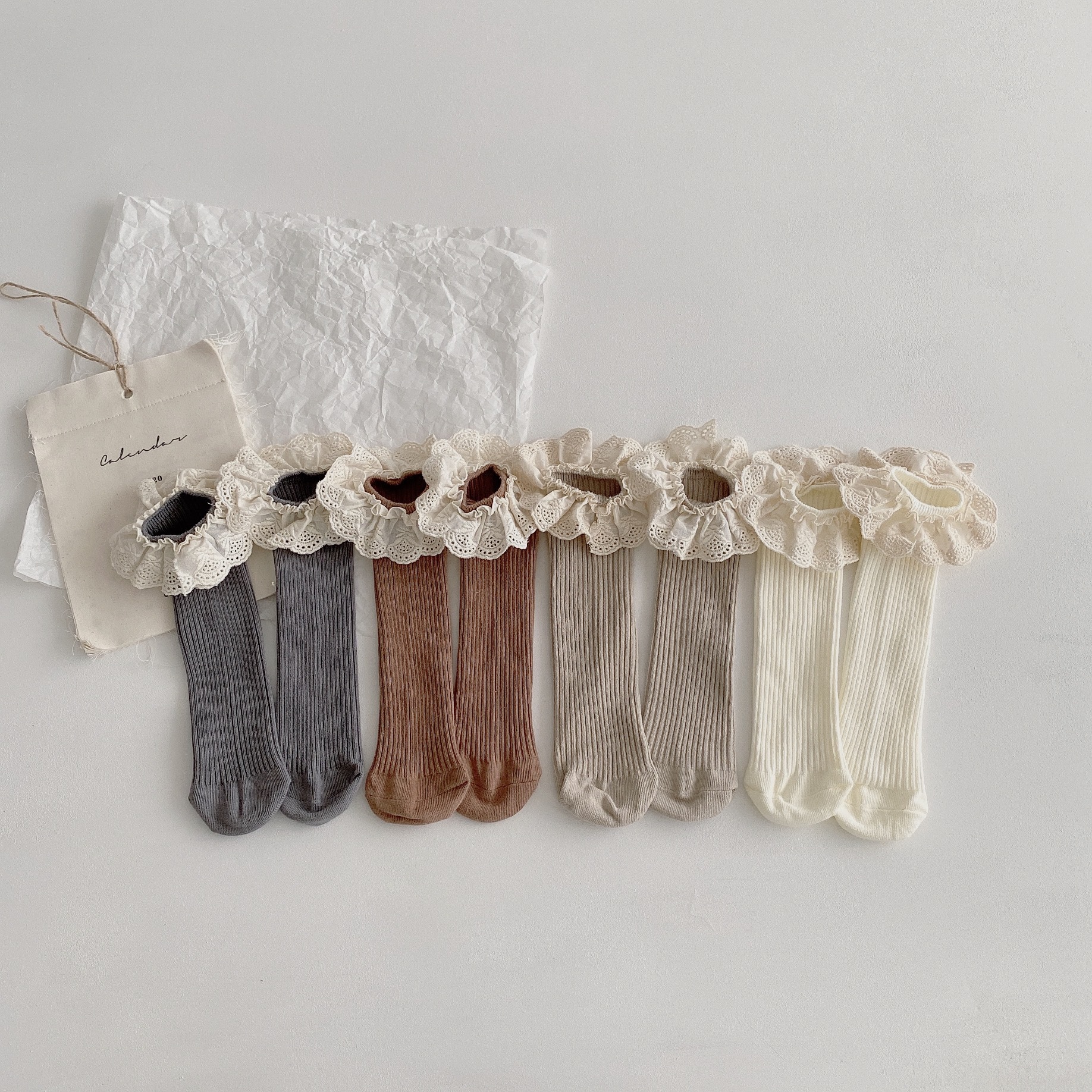 4 Pairs Fashion Baby Girls Ruf - Baby Sock Oximeter のレビューと価格