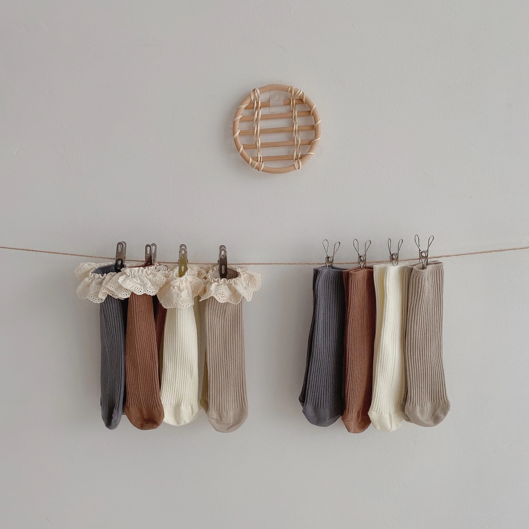 4 Pairs Fashion Baby Girls Ruf - Baby Sock Oximeter のレビューと価格
