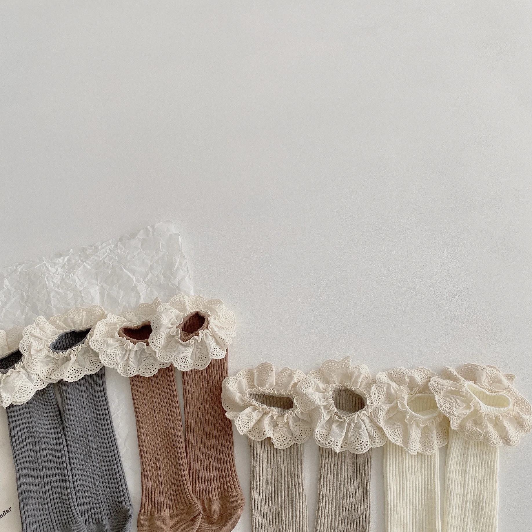 4 Pairs Fashion Baby Girls Ruf - Baby Sock Oximeter のレビューと価格