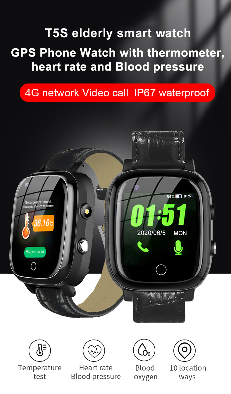 Elderly Smart Watch For Old Pe - Fall Detection Watch のレビューと価格