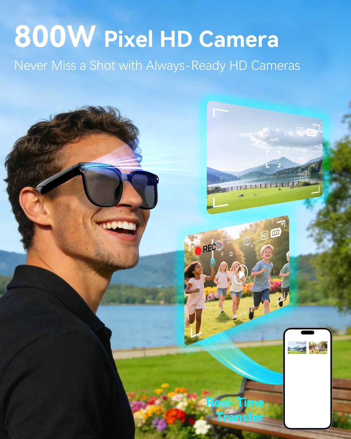AI Smart Glasses: 8MP Camera,  - Smart Glasses Lens のレビューと価格