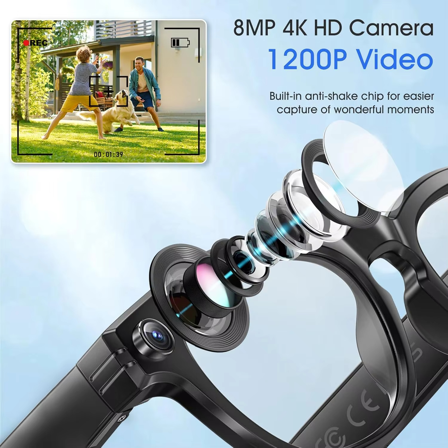 Xiaomi 800W Camera AI Glasses  - Smart Glasses Lens のレビューと価格