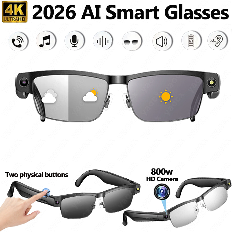 2026 4K AI Smart Glasses Voice - Smart Glasses Lens のレビューと価格