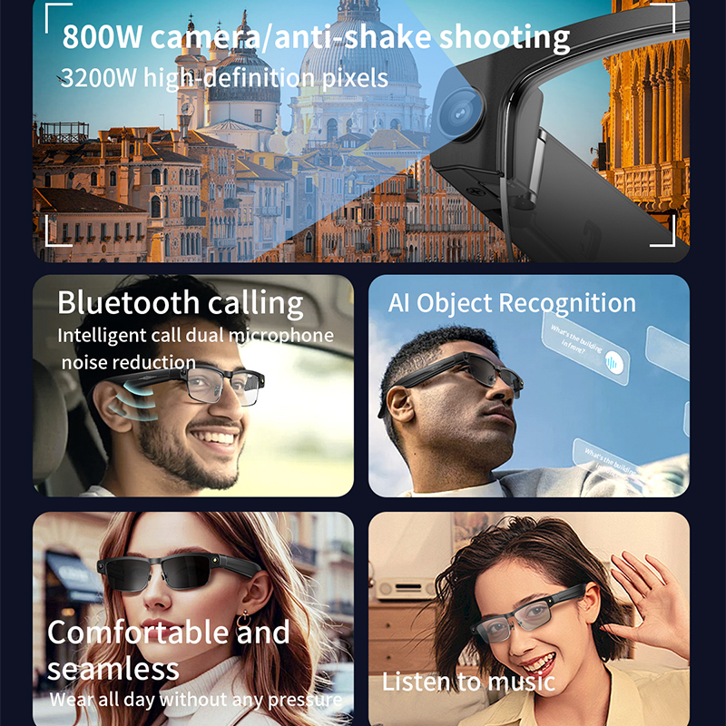 2026 4K AI Smart Glasses Voice - Smart Glasses Lens のレビューと価格