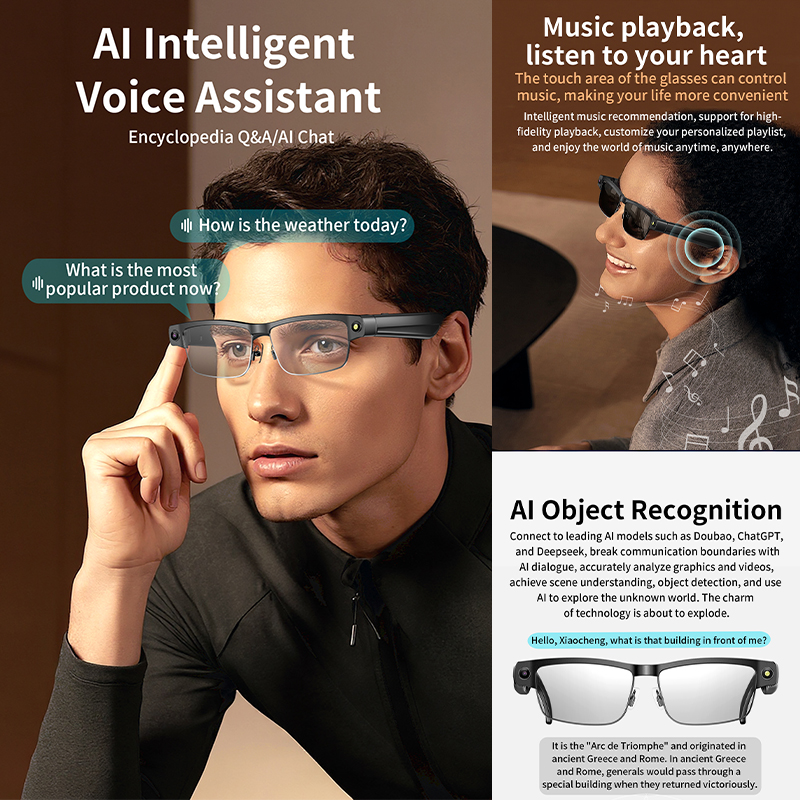 2026 4K AI Smart Glasses Voice - Smart Glasses Lens のレビューと価格