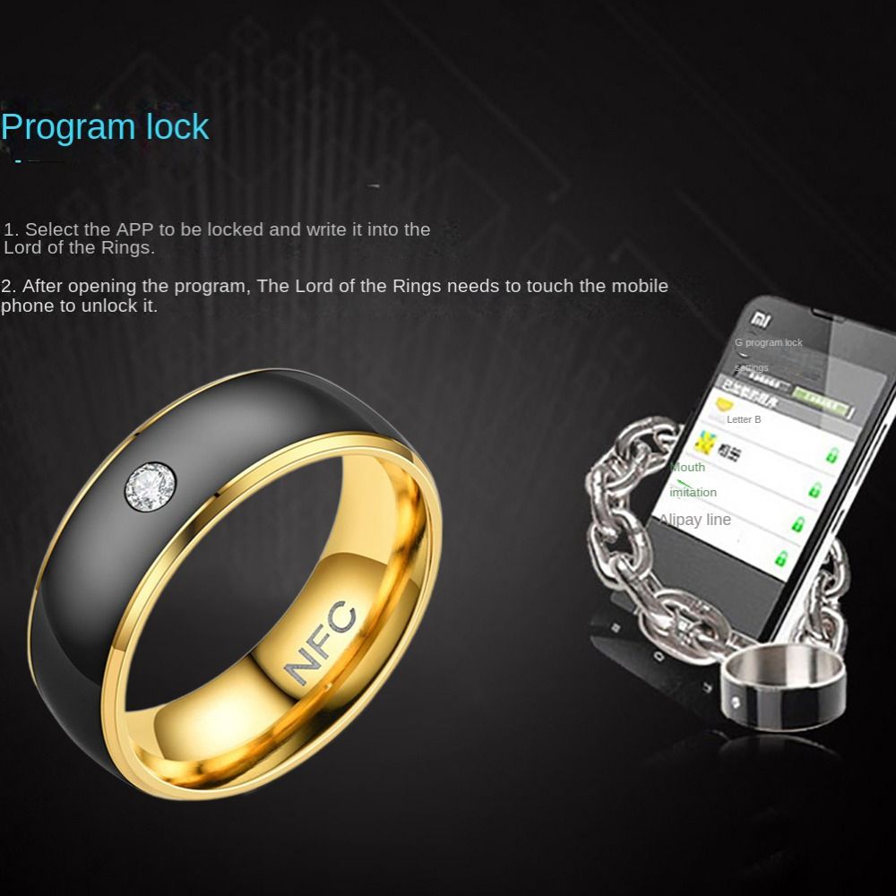 Stainless Steel NFC Smart Ring - Smart Ring Nfc Pay のレビューと価格