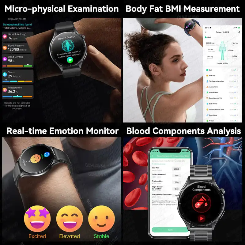 ECG Health Diagnosis Smart Wat - Fatigue Band Monitor のレビューと価格