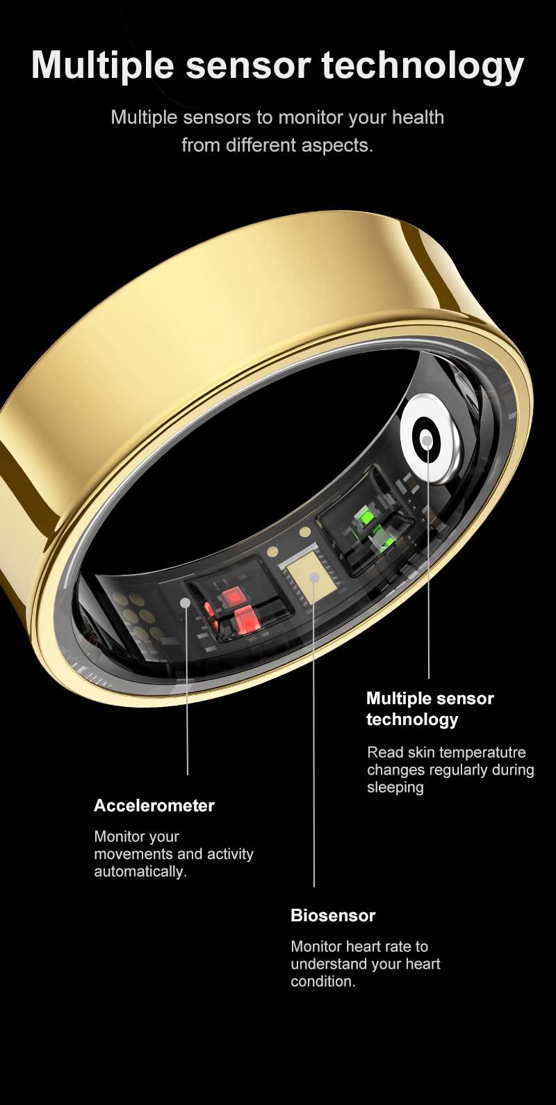 2026 Smart Ring R09 5ATM Water - Temperature Ring Skin のレビューと価格