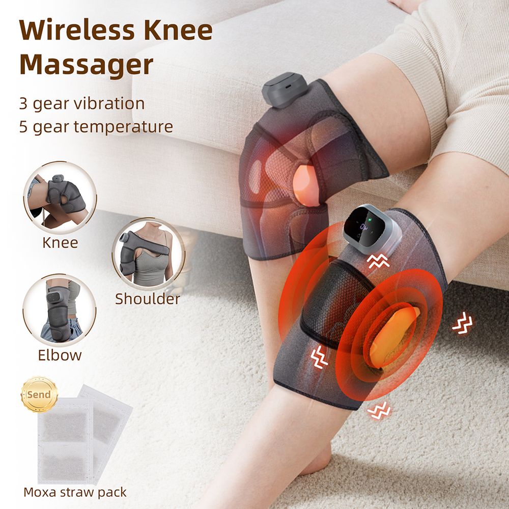 3 in 1 Cordless Heating Vibrat - Smart Knee Wrap のレビューと価格