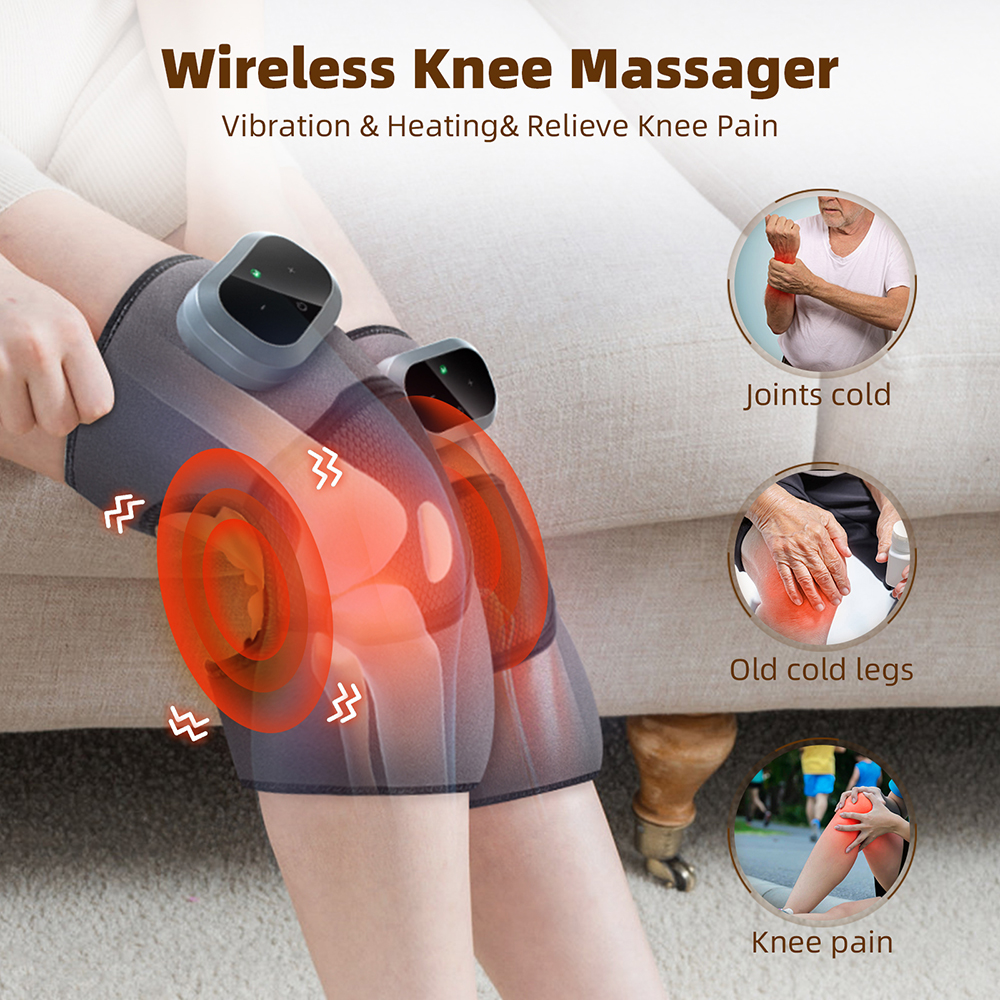 3 in 1 Cordless Heating Vibrat - Smart Knee Wrap のレビューと価格